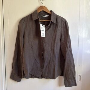 100% LINEN SHIRT ZW COLLECTION